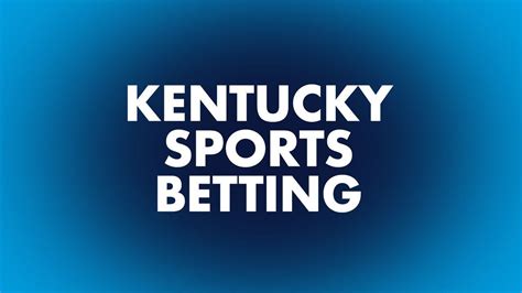 Kentucky sports betting to be legal in September with new rules.